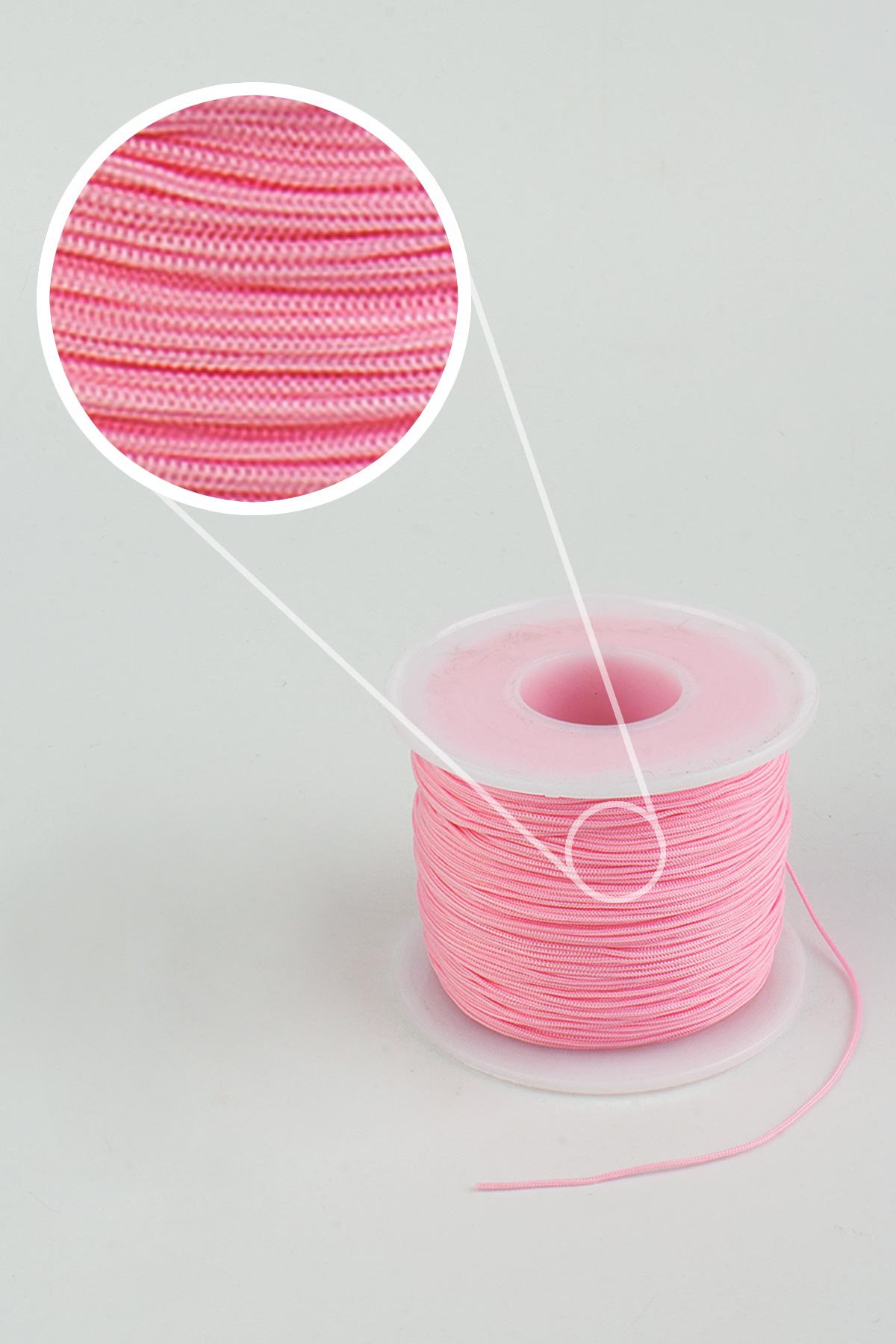 Paraşüt İp Koyu Pembe 0.8mm AB [90 Metre]