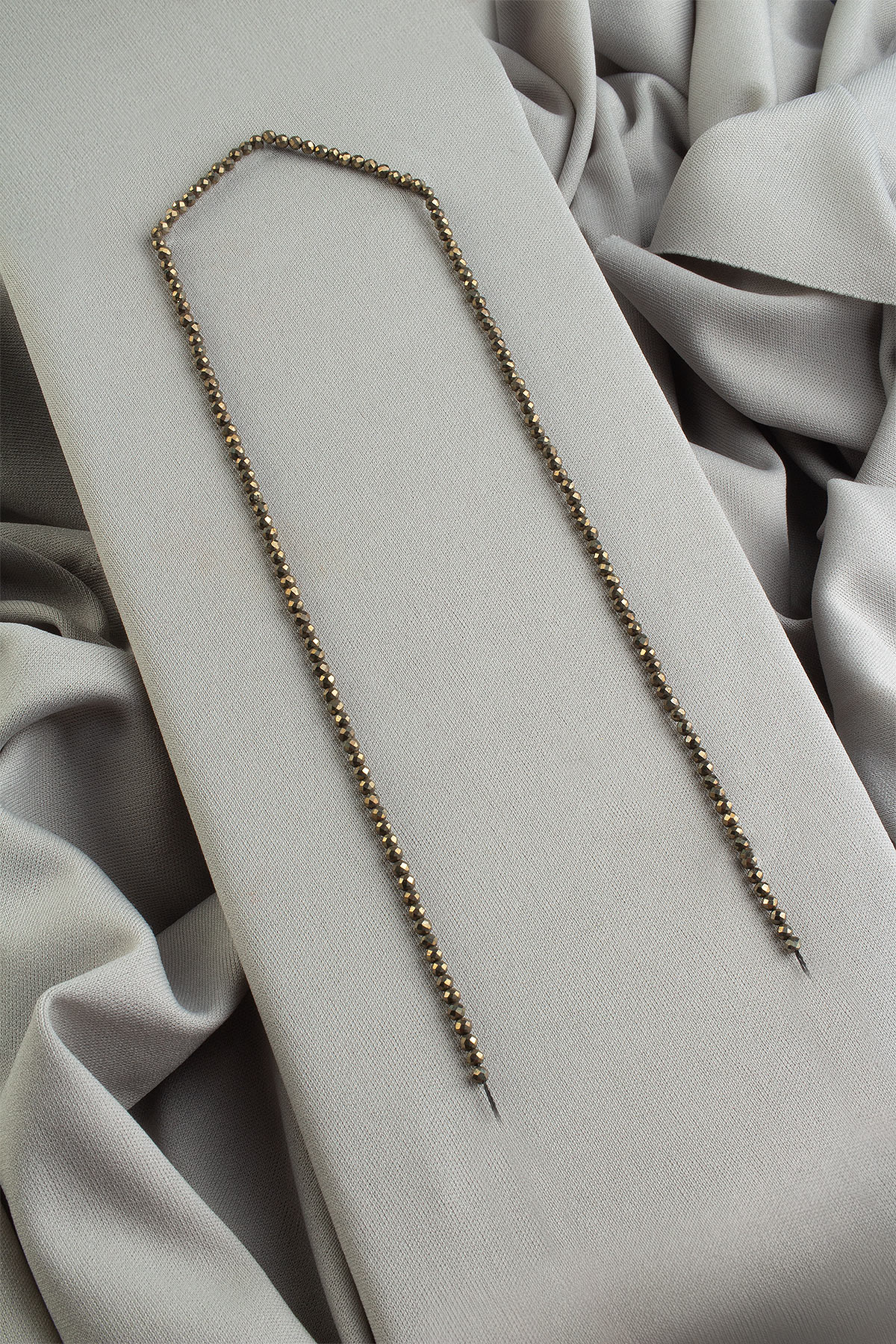 Pirit Doğal Taş Parlak Küre Kristal Kesim 3mm Dizi [AA]