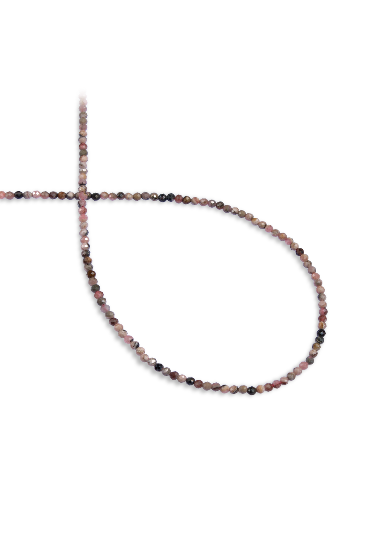 Rodonit Doğal Taş Faset Küre Kesim 2mm Dizi