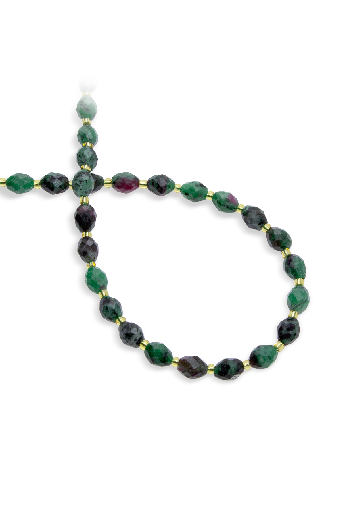 Ruby Zoisit Taşı Özel Faset Kesim 8x6mm Dizi [AA]