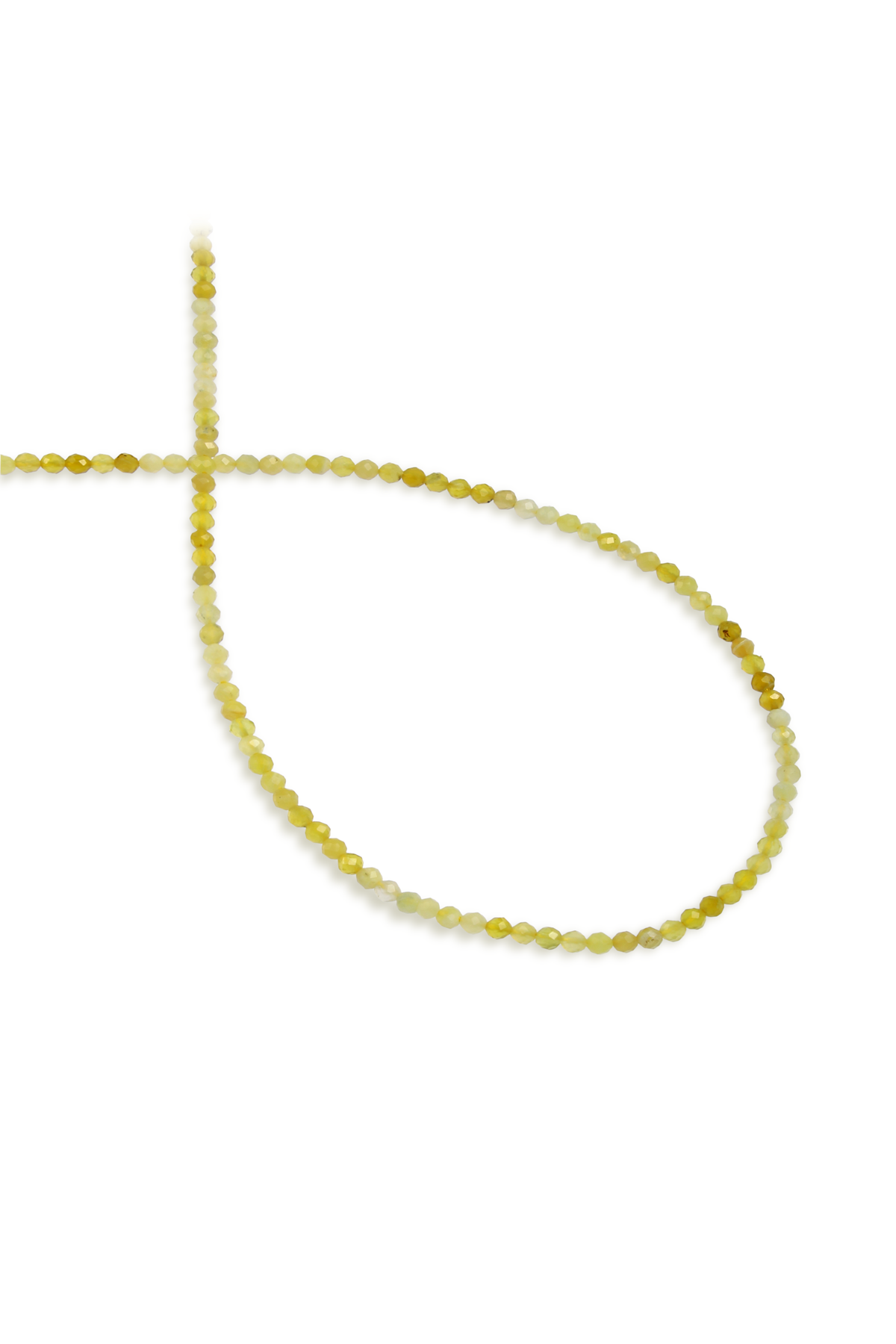 Sarı Opal Doğal Taş Faset Küre Kesim 2mm Dizi