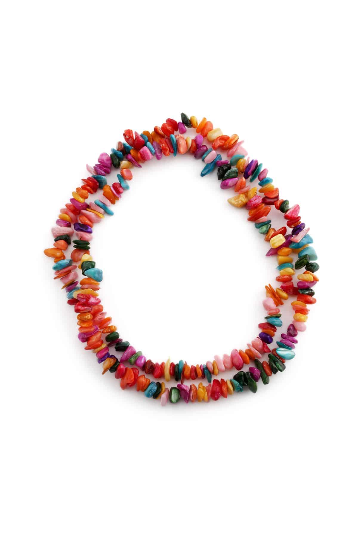 Sedef Doğal İri Kırık Taş Parlak Karışık Dizi [AB+]