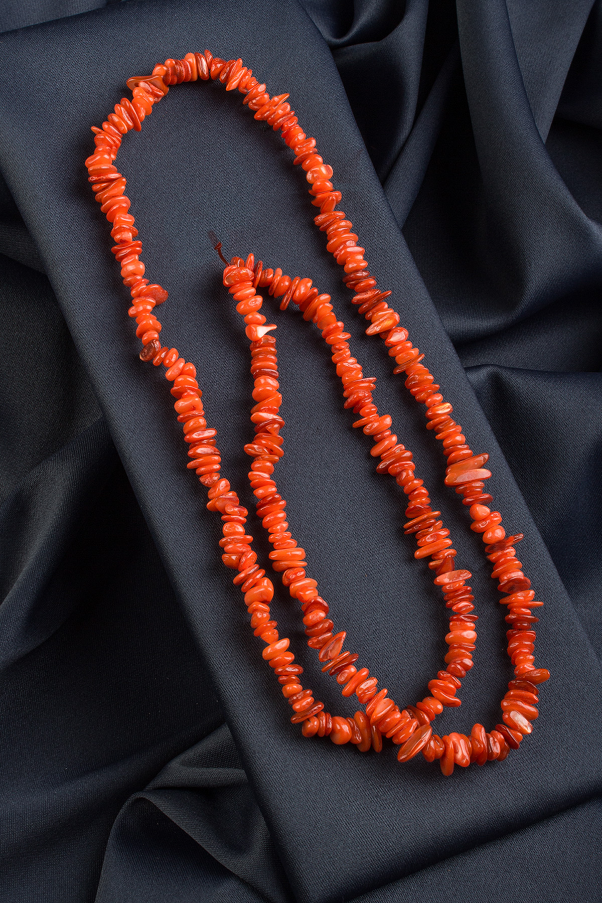 Sedef Doğal Kırık Taş Parlak Turuncu Dizi