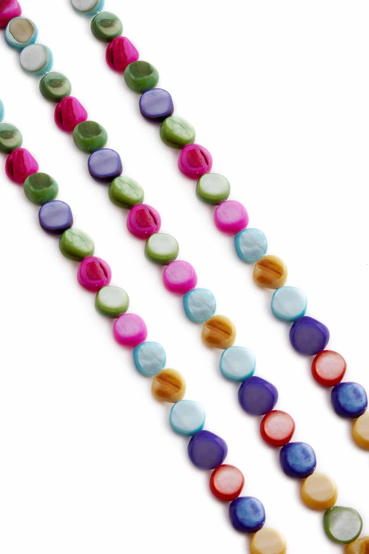 Sedef Taşı Parlak Karışık Amorf Kesim 8x5mm Dizi [AB+]