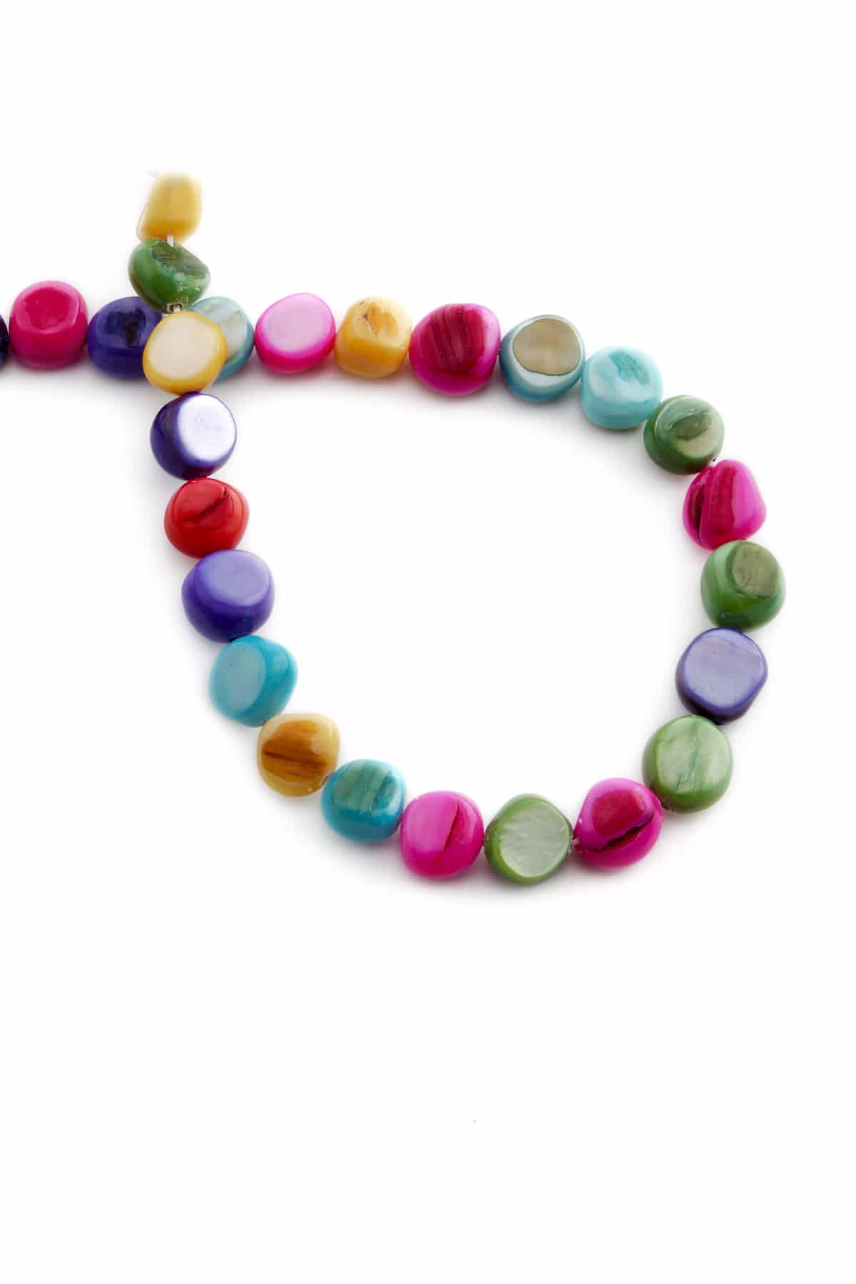 Sedef Taşı Parlak Karışık Amorf Kesim 8x5mm Dizi [AB+]