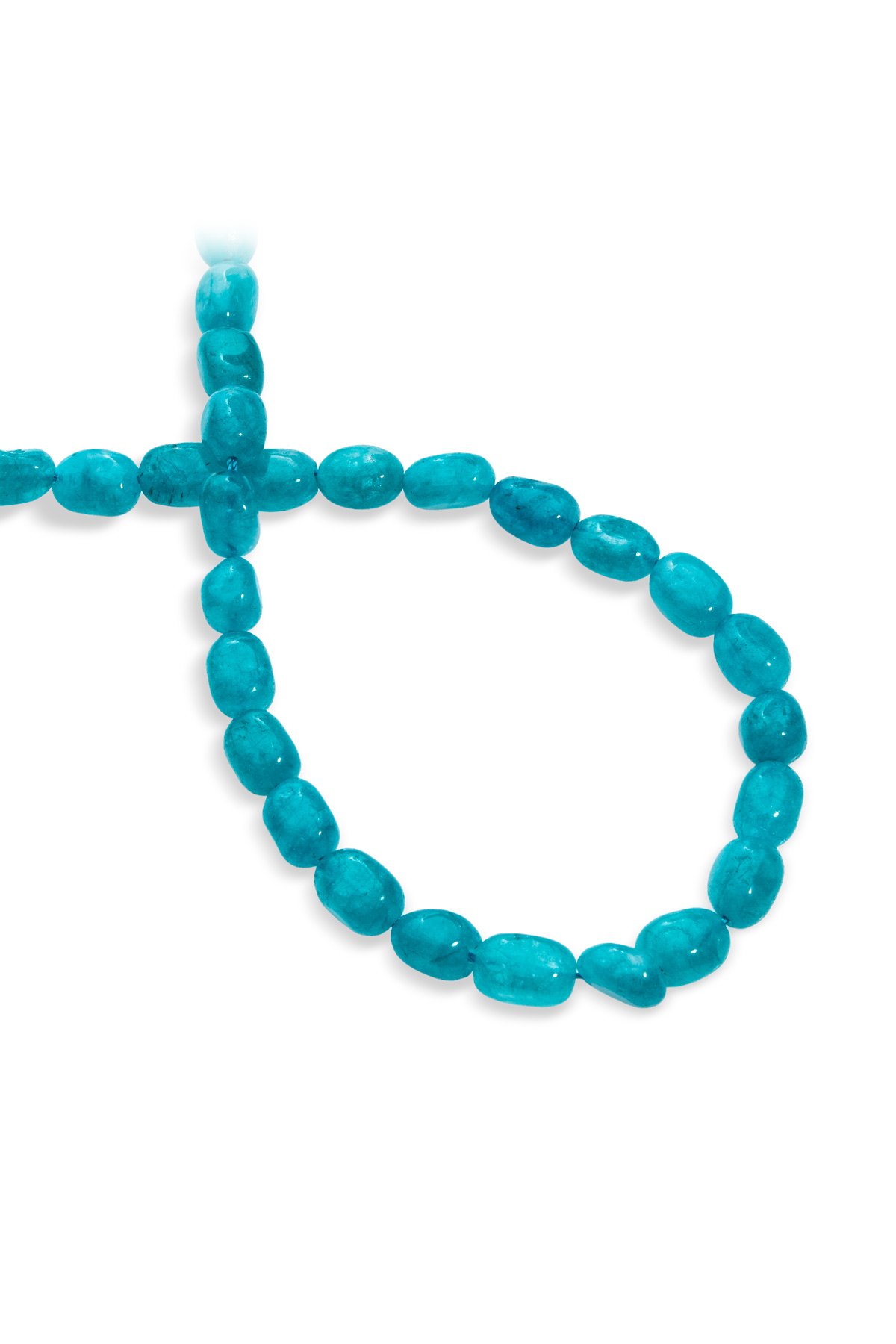 Sıkma Doğal Taş Mavi Tımbıl 11x8mm Kesim Dizi