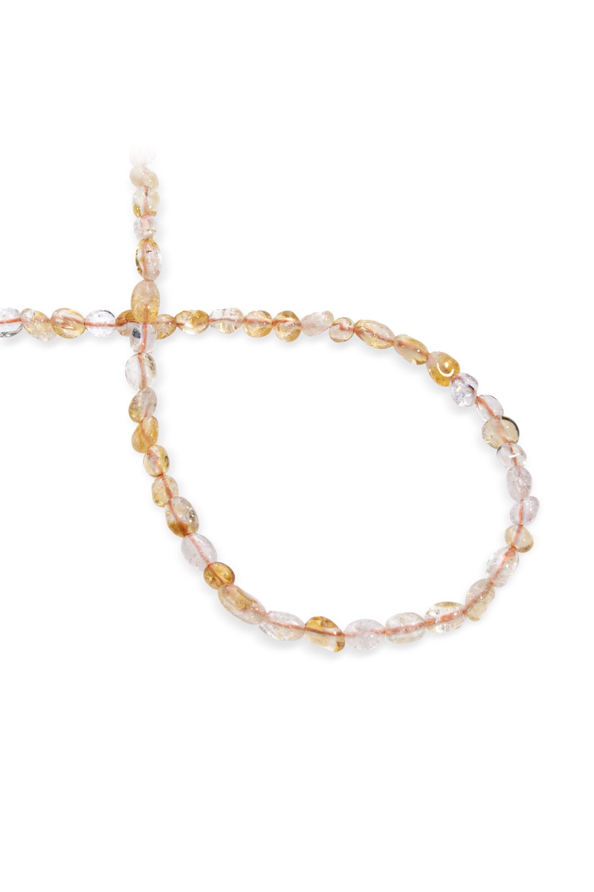 Sitrin Doğal Taş Koyu Tımbıl Kesim 4x6mm Dizi