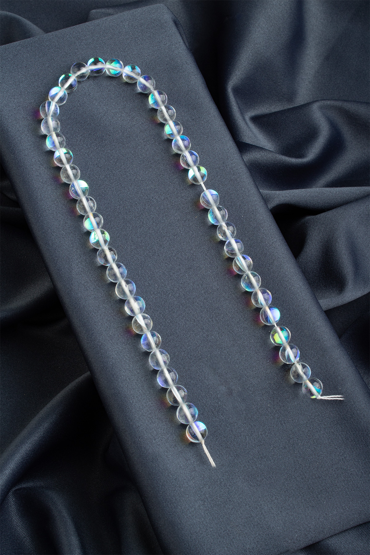 Termal Kuvars Doğal Taş Parlak Beyaz Küre Kesim 8mm Dizi [Ab+]