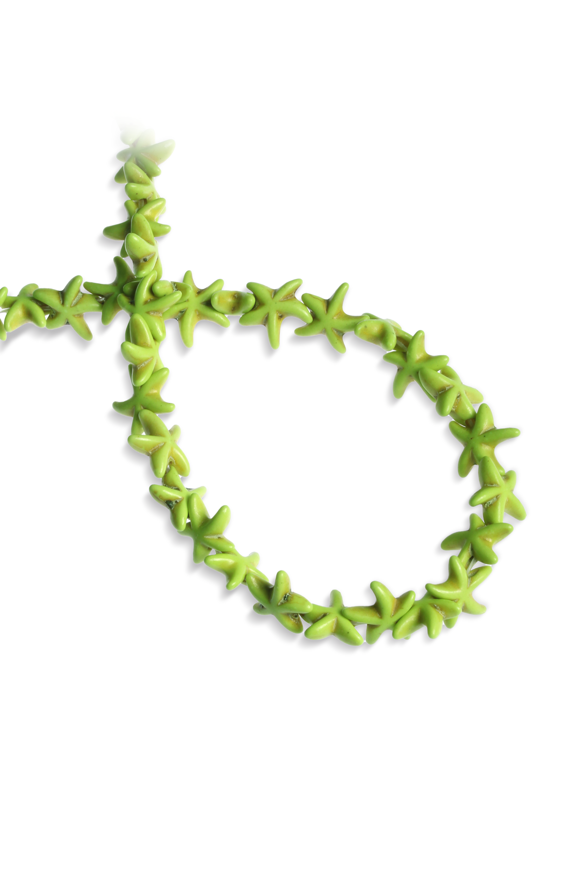 Turkuaz Sıkma Doğal Taş Açık Yeşil 12x14mm Dizi