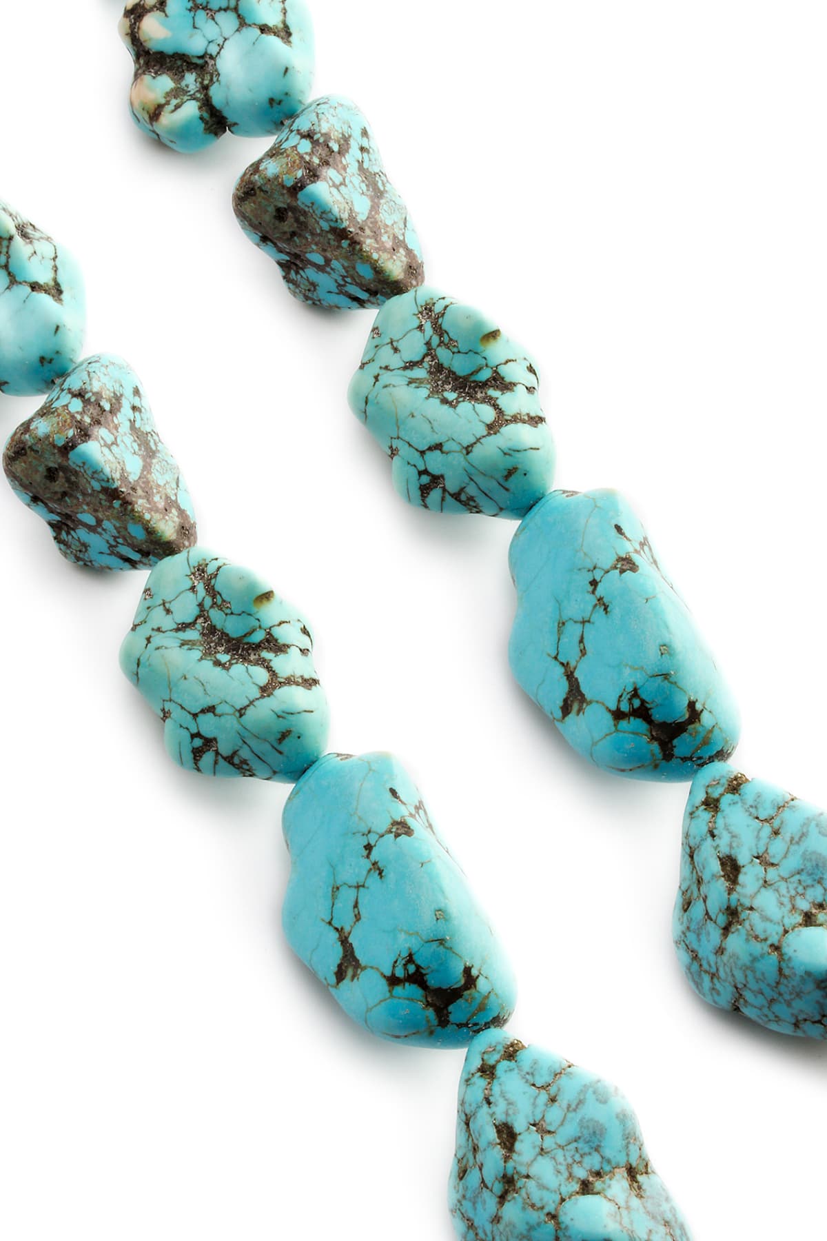 Turkuaz Taşı Amorf Kesim 30x35mm Karışık Dizi