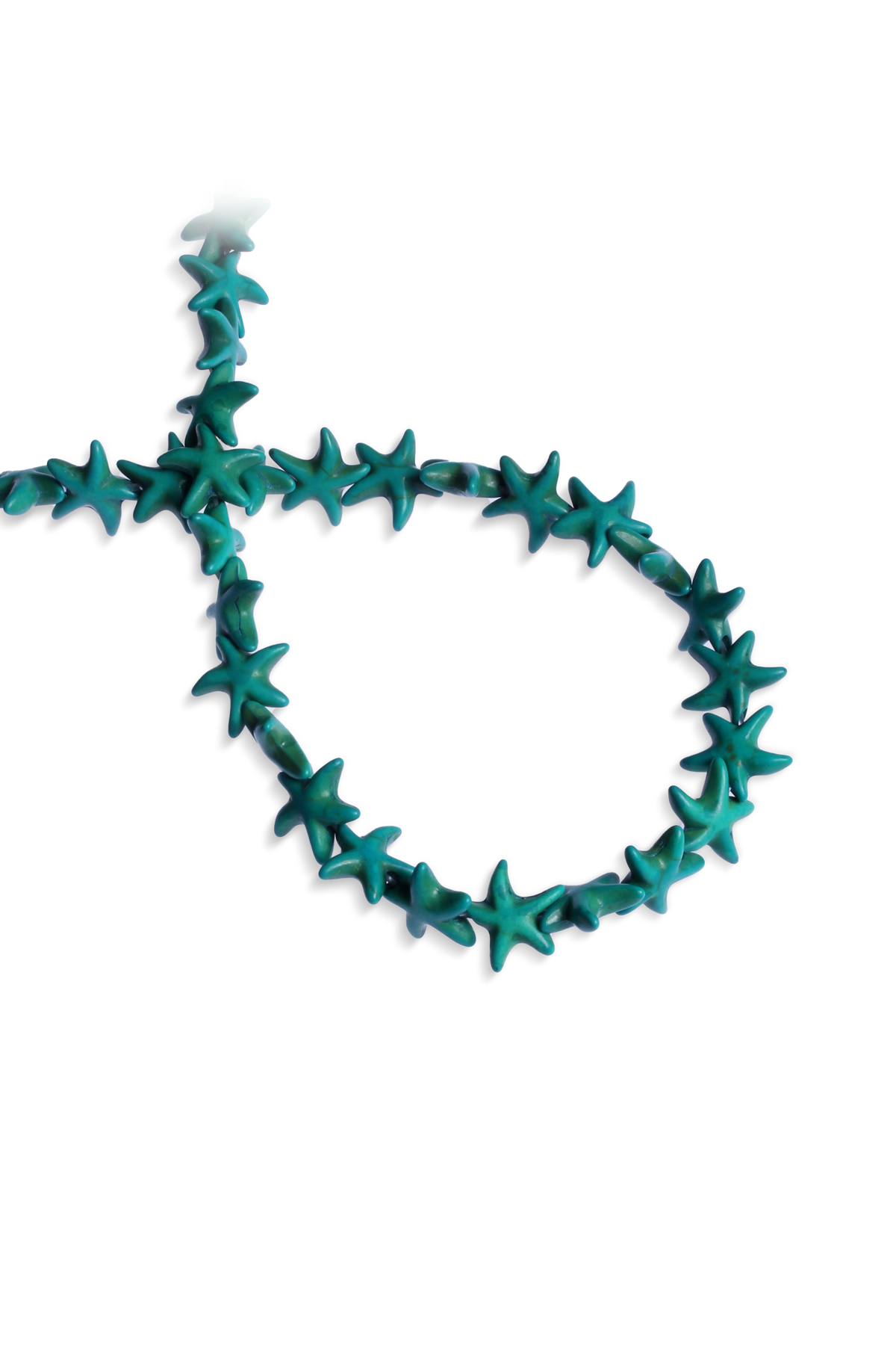 Turkuaz Sıkma Doğal Taş Petrol Yeşili 12x14mm Dizi