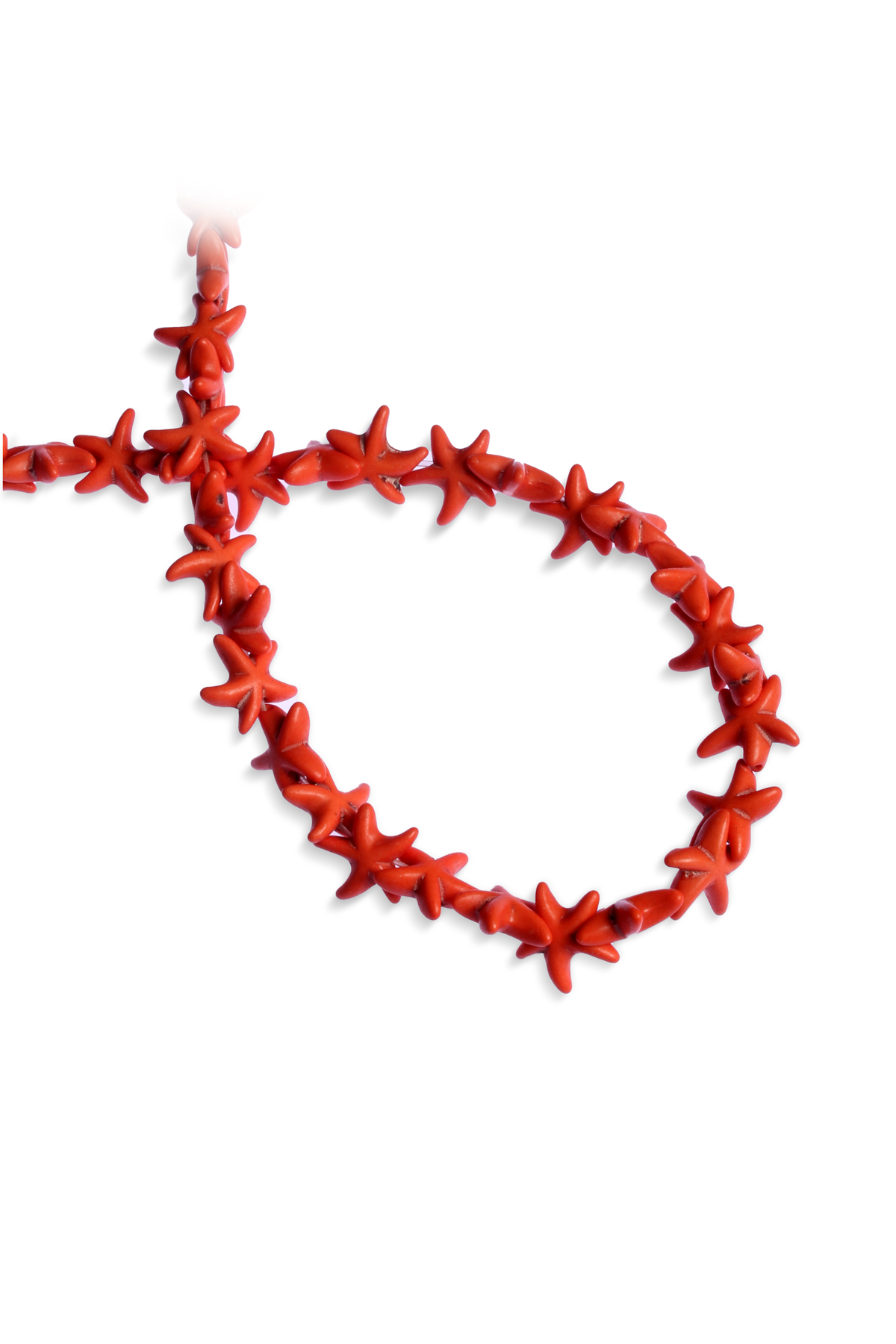 Turkuaz Sıkma Doğal Taş Turuncu 12x14mm Dizi