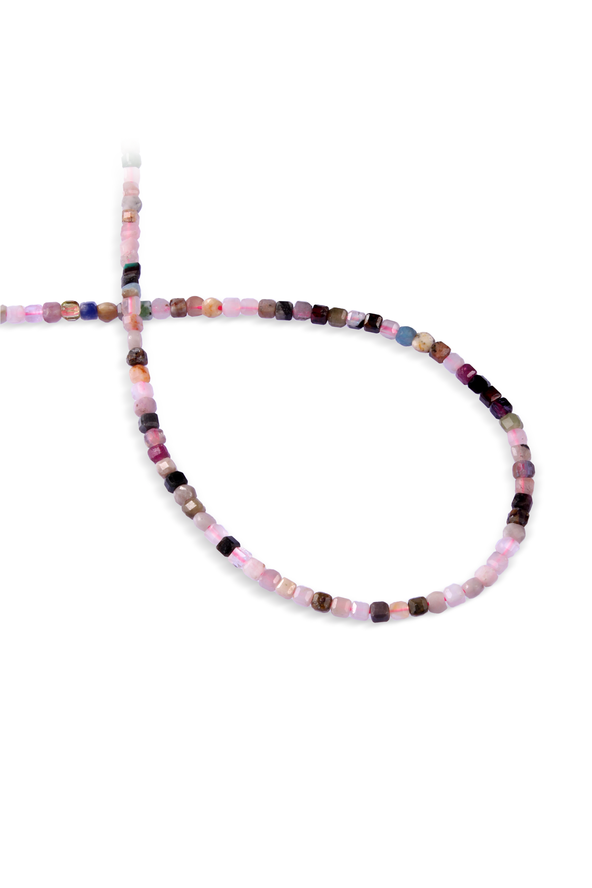 Turmail Doğal Taş Küp Kesim 3.5mm Dizi