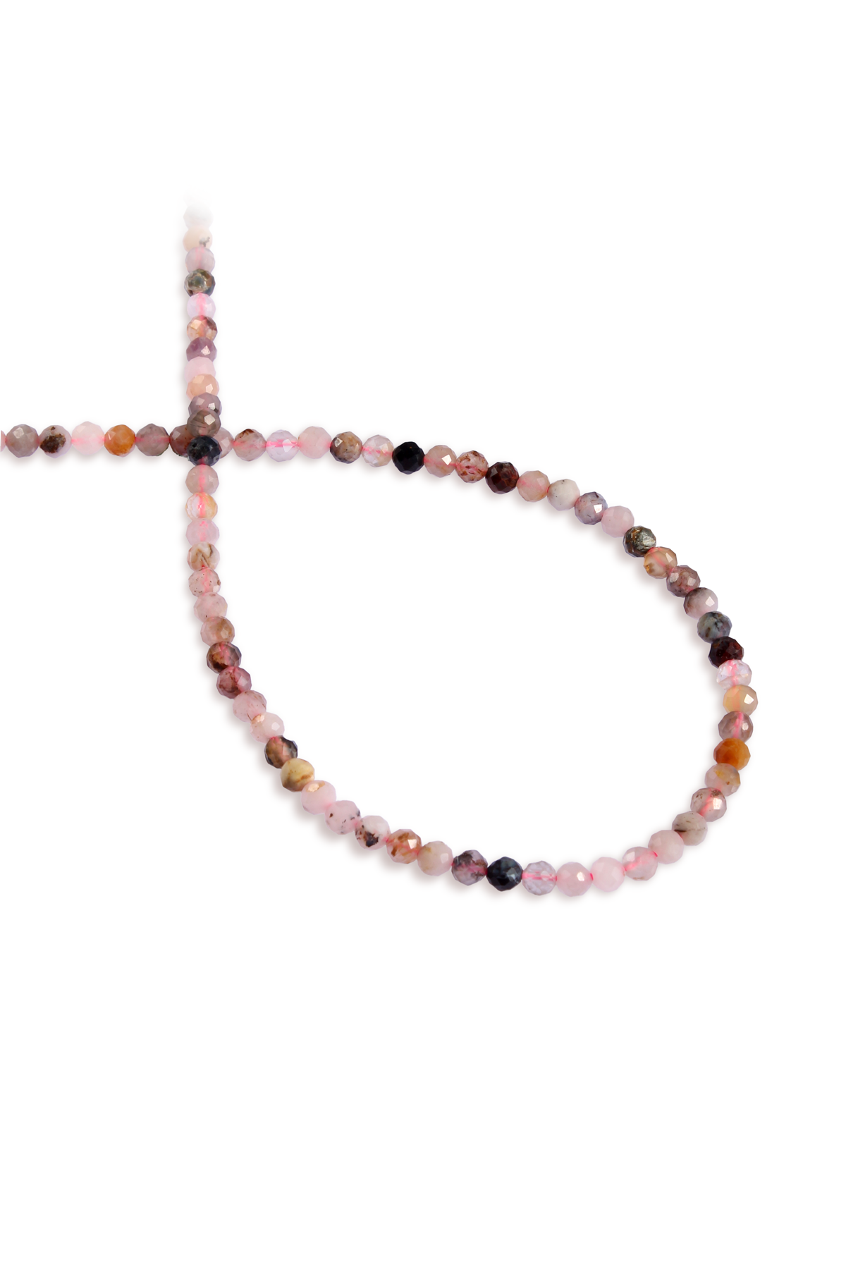 Turmalin Doğal Taş Faset Küre Kesim 4mm Dizi