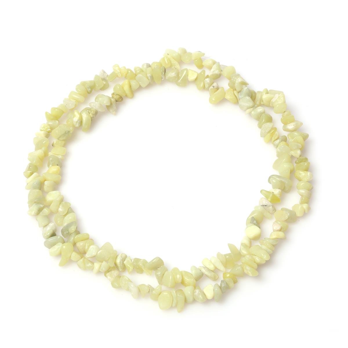 Olivin Doğal Kırık Taş Orta Boy Parlak 5x8mm Dizi