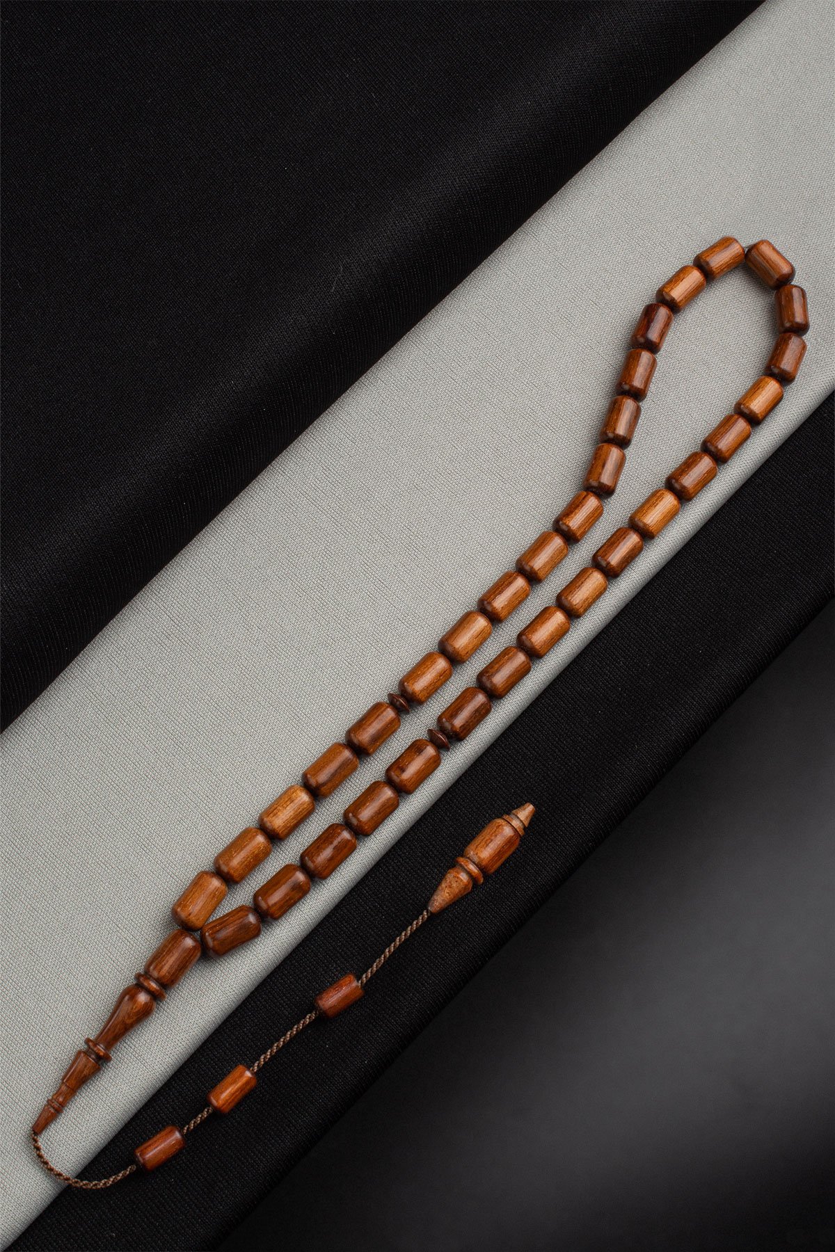 Yılan Ağacı Kapsül Kesim 7x12mm 33 Lu Tesbih