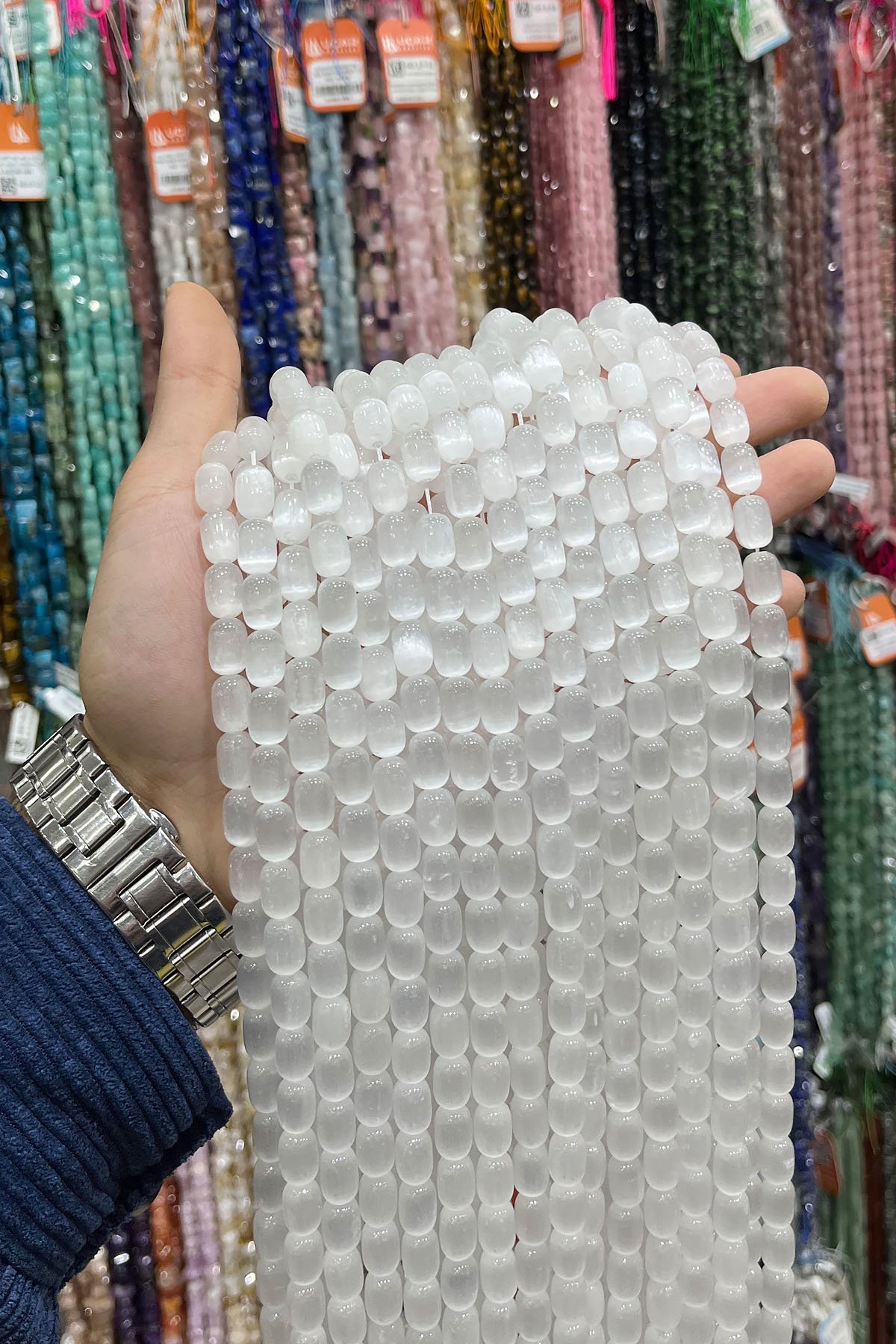 Yılancık Doğal Taş Amorf Kesim 14x15mm Dizi