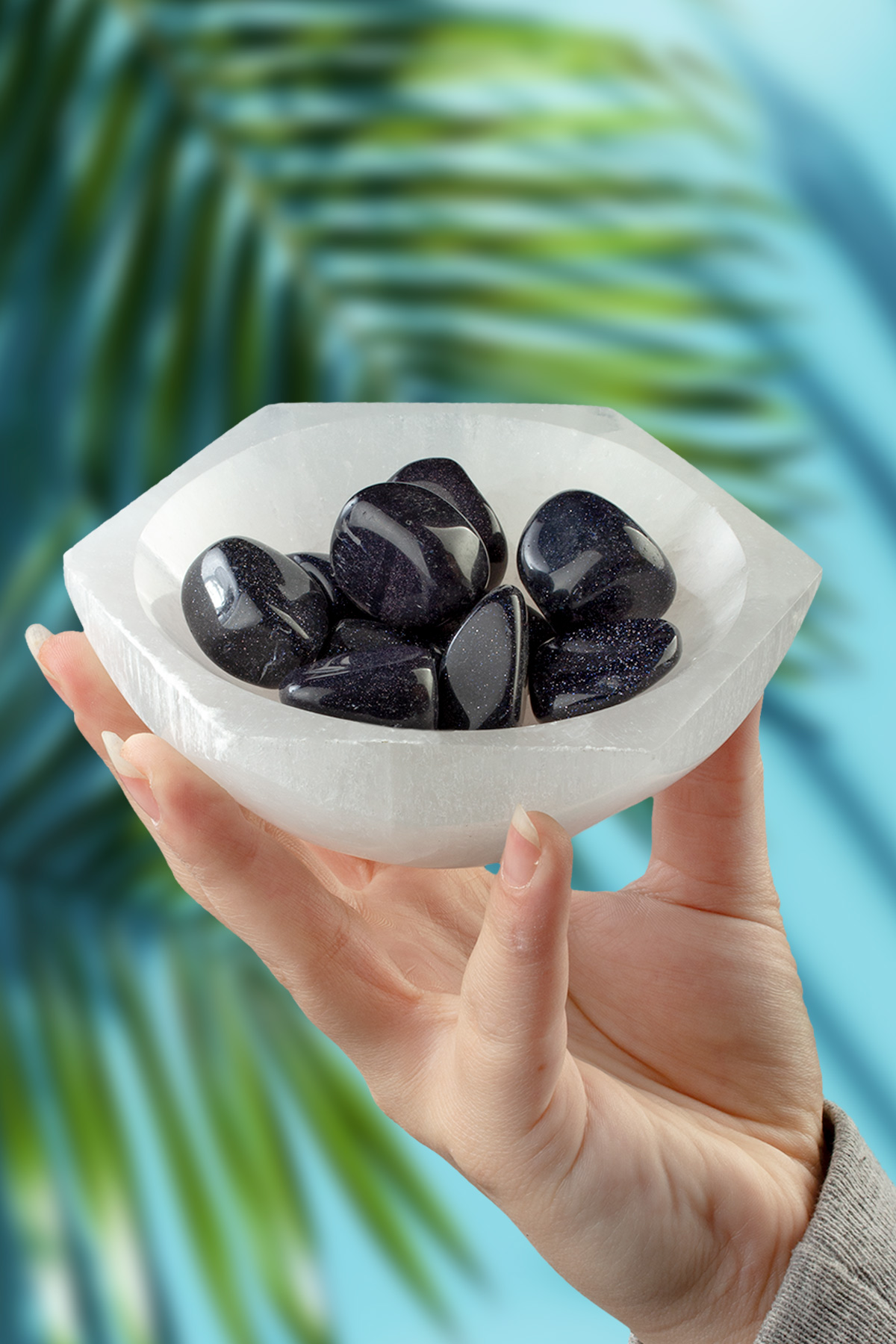 Yıldız Taşı Lacivert Tamburlanmış Kütle - 100 Gram