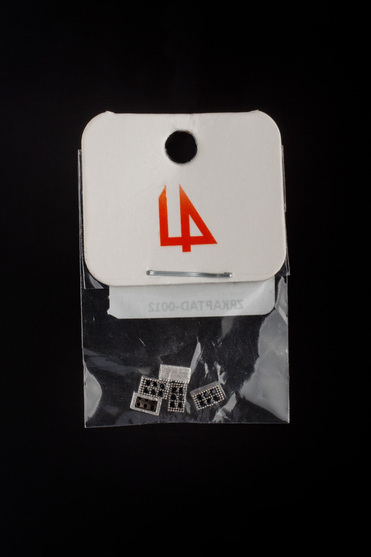 Zirkon Antik Gümüş Dikdörtgen 3x5mm Takı Aparatı