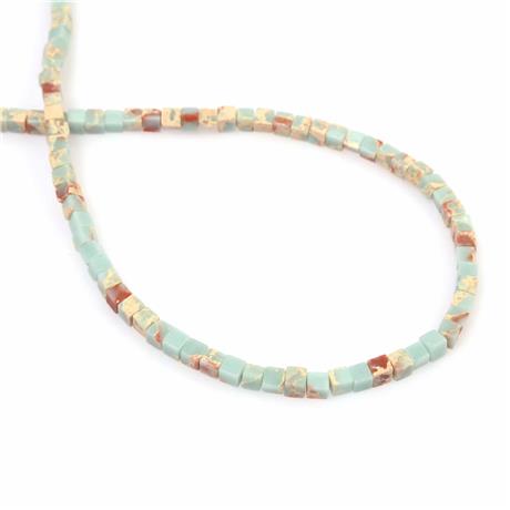 Agalmatolite Doğal Taş Küp Kesim 6x6mm Dizi