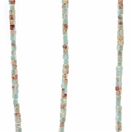 Agalmatolite Doğal Taş Küp Kesim 6x6mm Dizi