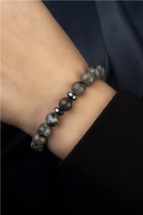 Alev Taşı Doğal Taş Küre Kesim 8mm Bileklik