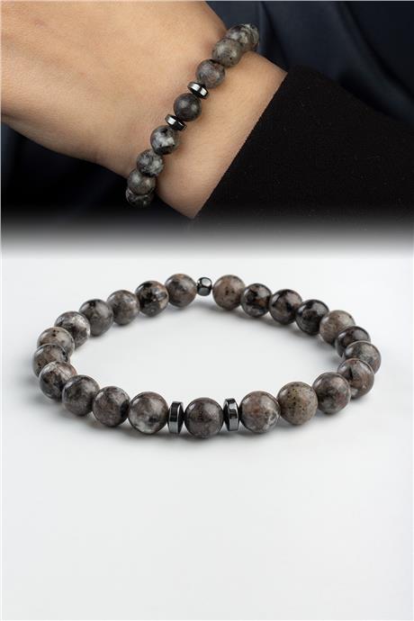 Alev Taşı Doğal Taş Küre Kesim 8mm Bileklik