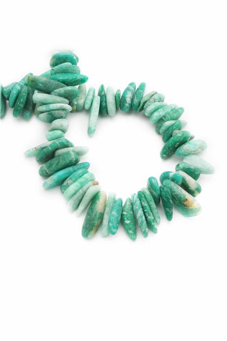 Amazonit Doğal Taş Amorf Kesim Dizi