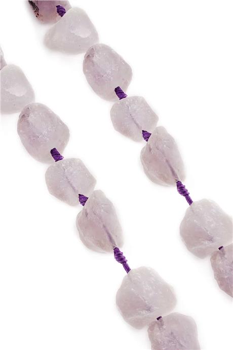 Amethyst Natural Stone Crude Mass Cut 15x25mm String Of Beads
