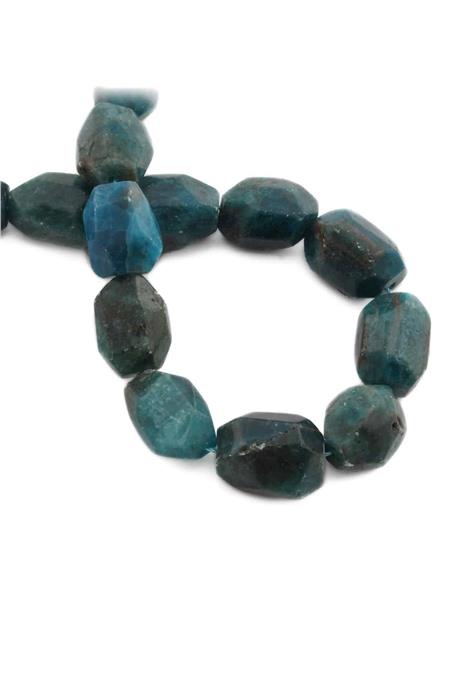 Apatite Natural Stone Amorphous Cut 15x20mm String Of Beads
