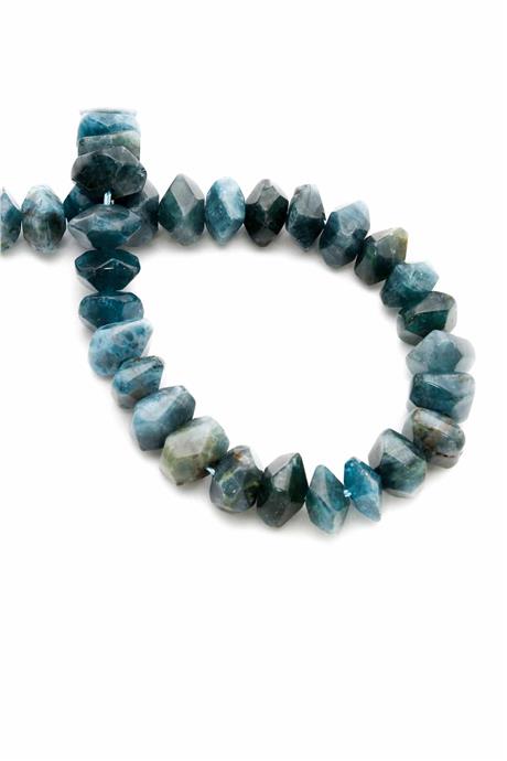 Apatit Taşı Parlak Rondela Kesim 10x7mm Dizi AA