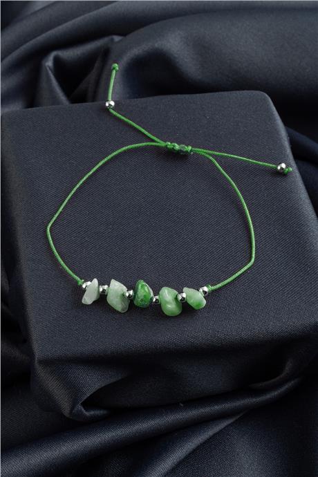 Aventurin Doğal Kırık Taş Yengeç Burcu Bilekliği