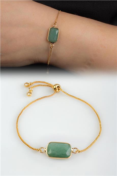 Aventurın Doğal Taş Asansör Sistemli Bileklik