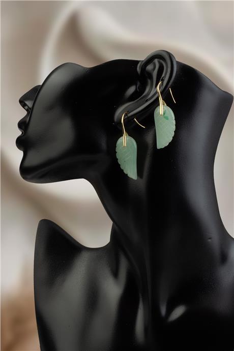 Aventurın Doğal Taş Küpe