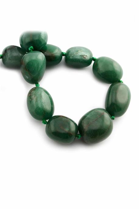 Aventurine Natural Stone Tumbler Cut 14x20mm String Of Beads