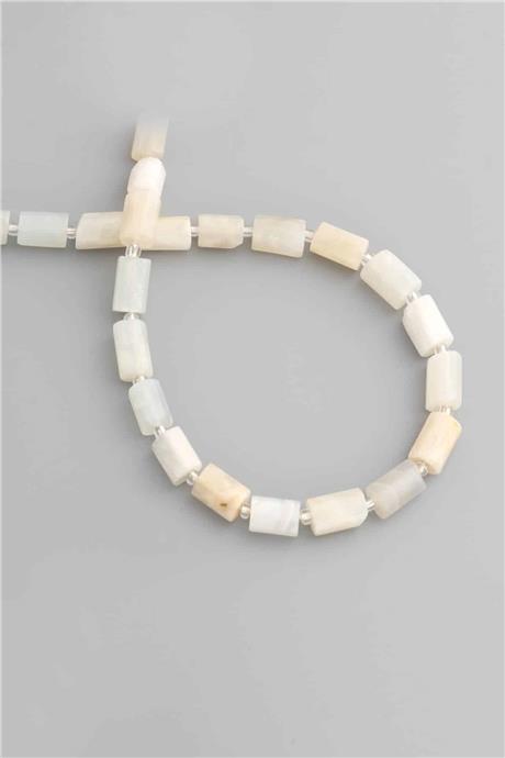 Aytaşı Doğal Taş Parlak Silindir Kesim 7x12mm Dizi [AA]