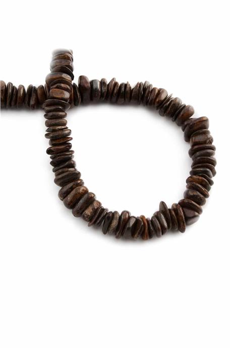 Bronzeite Natural Stone Amorphous Cut 4x9mm String Of Beads