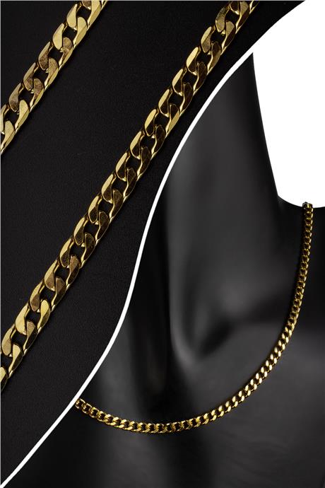 Çelik Altın Zincir 1m
