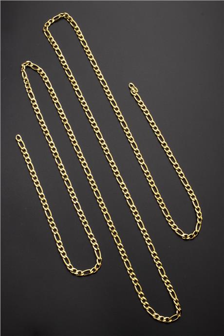 Çelik Altın Zincir 1m