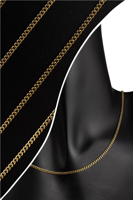 Çelik Altın Zincir 1m