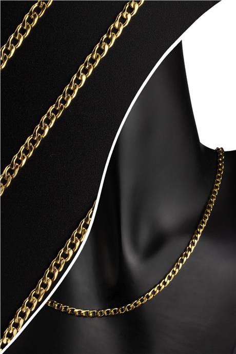Çelik Altın Zincir 1m