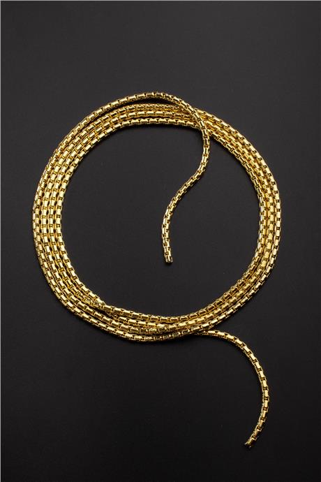 Çelik Altın Zincir 1m