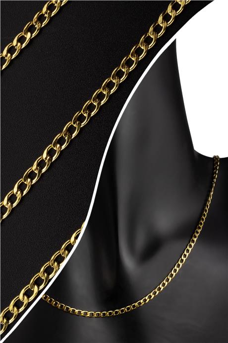 Çelik Altın Zincir 1m