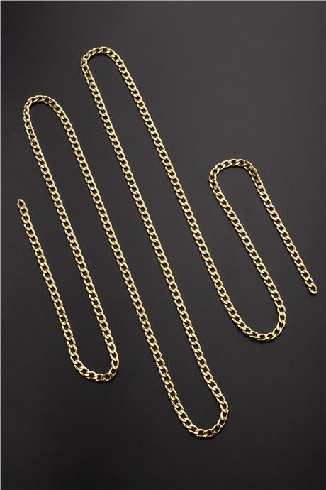 Çelik Altın Zincir 1m