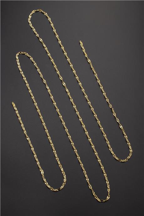 Çelik Altın Zincir 1m