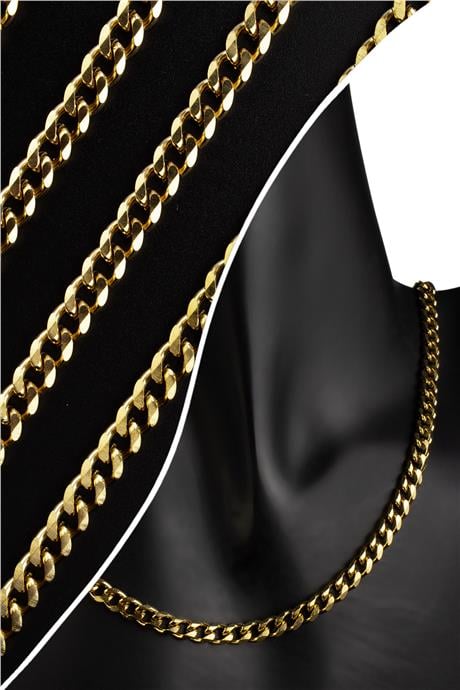 Çelik Altın Zincir 1m