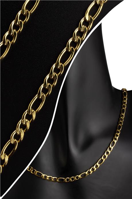 Çelik Altın Zincir 1m