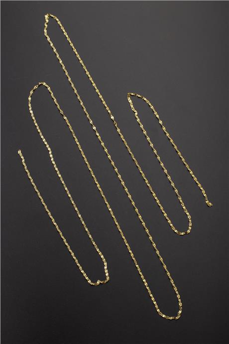 Çelik Altın Zincir 1m