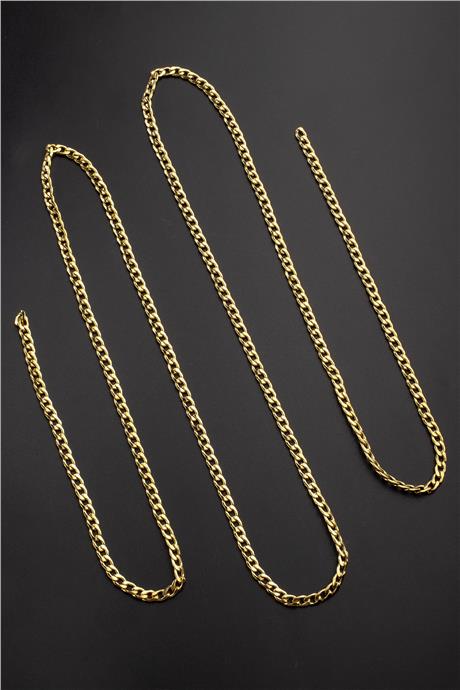 Çelik Altın Zincir 1m