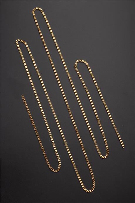 Çelik Altın Zincir 1m